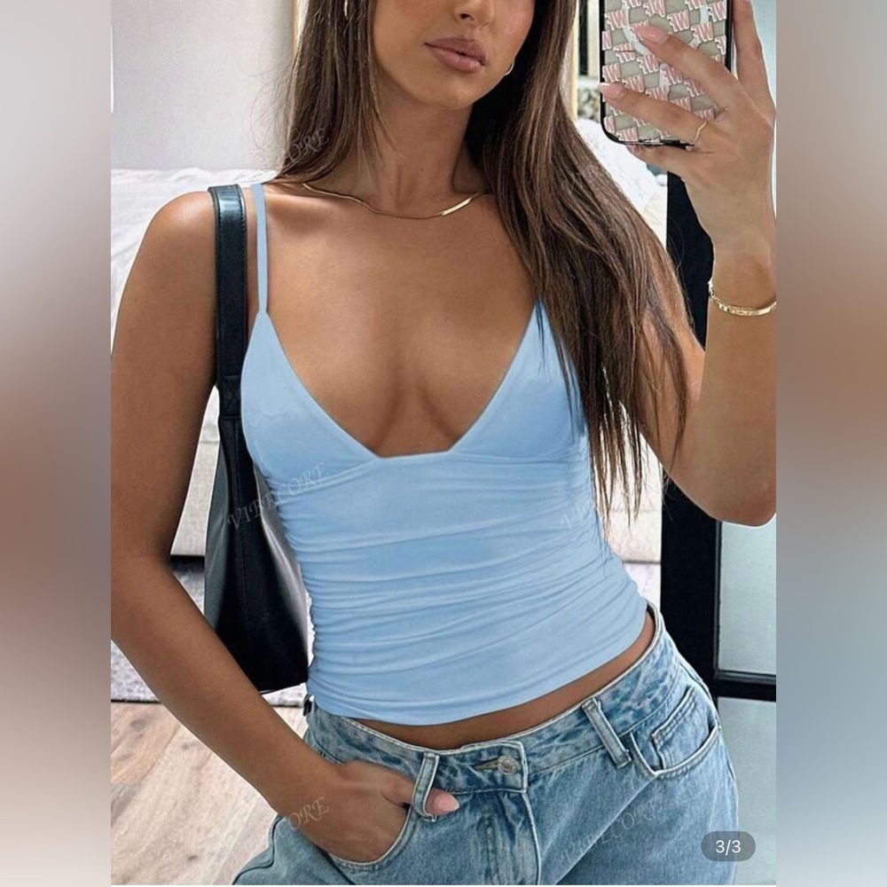 Light Blue Women's Tank Top